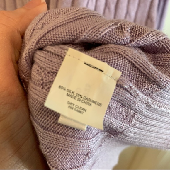 Express crewneck silk and cashmere sweater - Picture 2 of 5